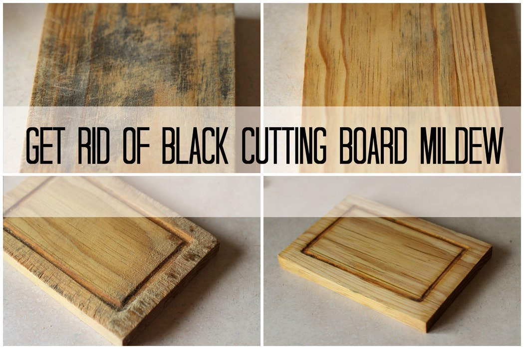 Can I clean my wood cutting board with bleach?
