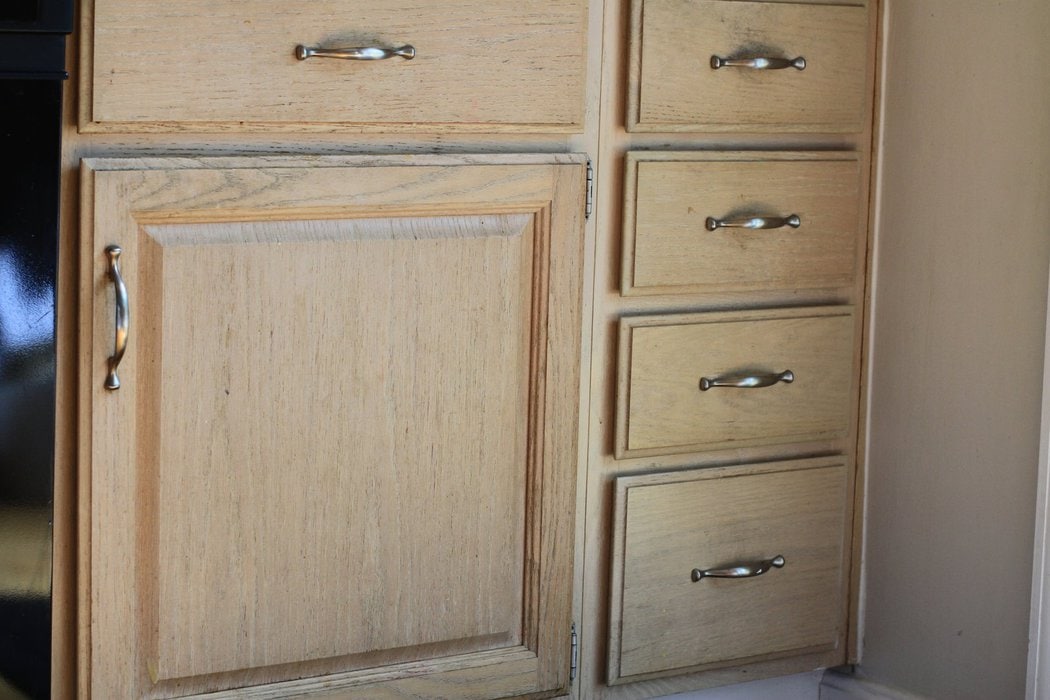 The AFTER painting cabinet photos! - The Frugal Girl