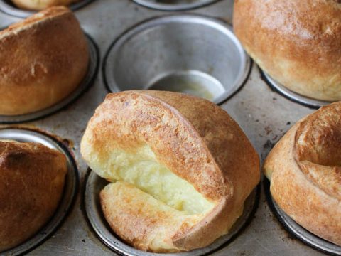 How to Make Popovers (in a muffin tin) - The Frugal Girl