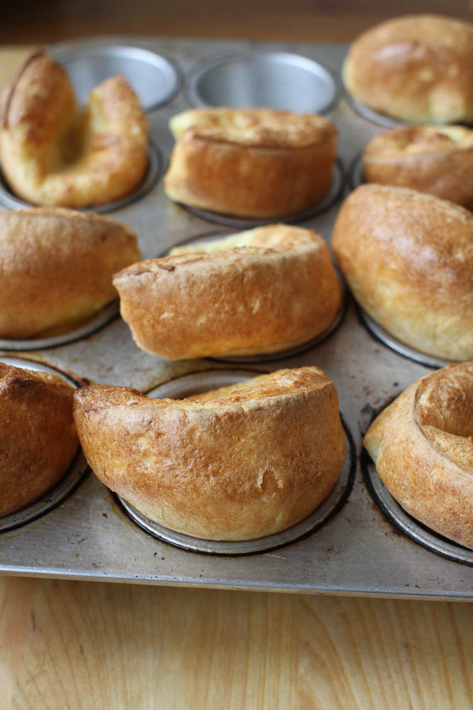Easy Muffin Tin Popovers - White Blank Space