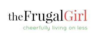 I'm pretty sure that this: - The Frugal Girl