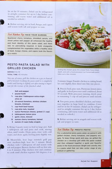52 New Recipes | Grilled Chicken Pesto Pasta Salad - The Frugal Girl