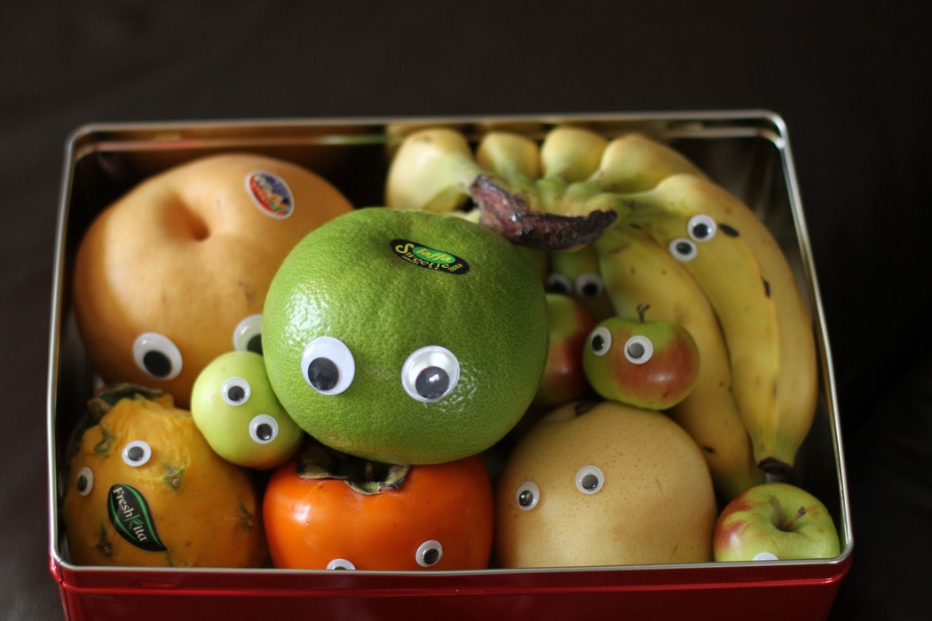 googly eye fruit