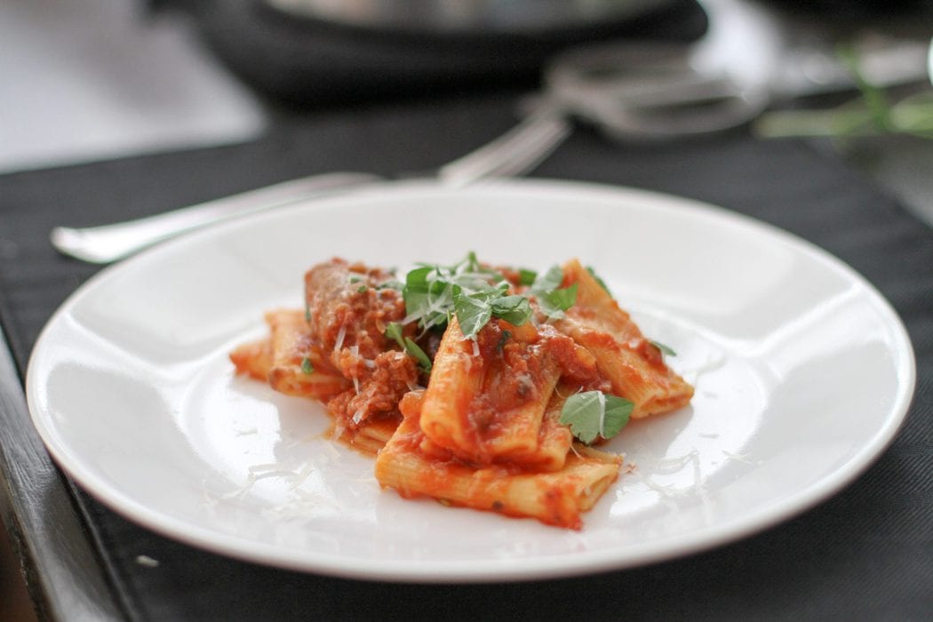 slow cooker sausage ragu from Cook's Country