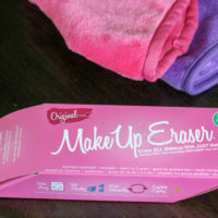 A pink MakeUp Eraser box.