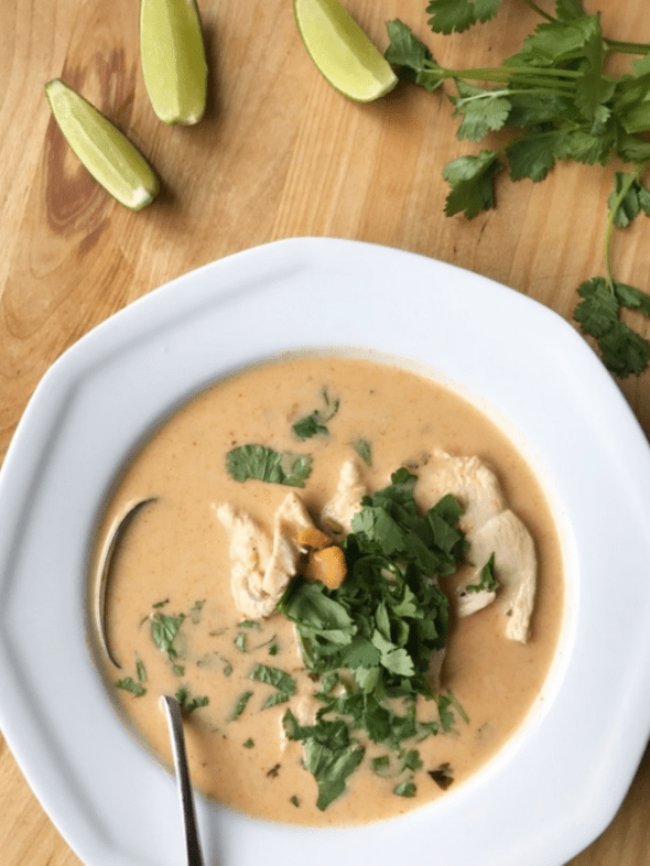 Thai Red Curry Chicken Soup Cover Image