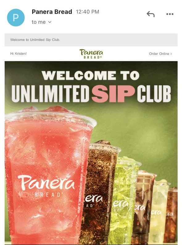 Panera Free Sip program : r/povertyfinance