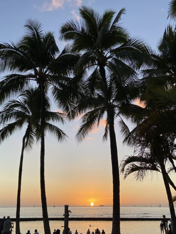 hawaii sunset.