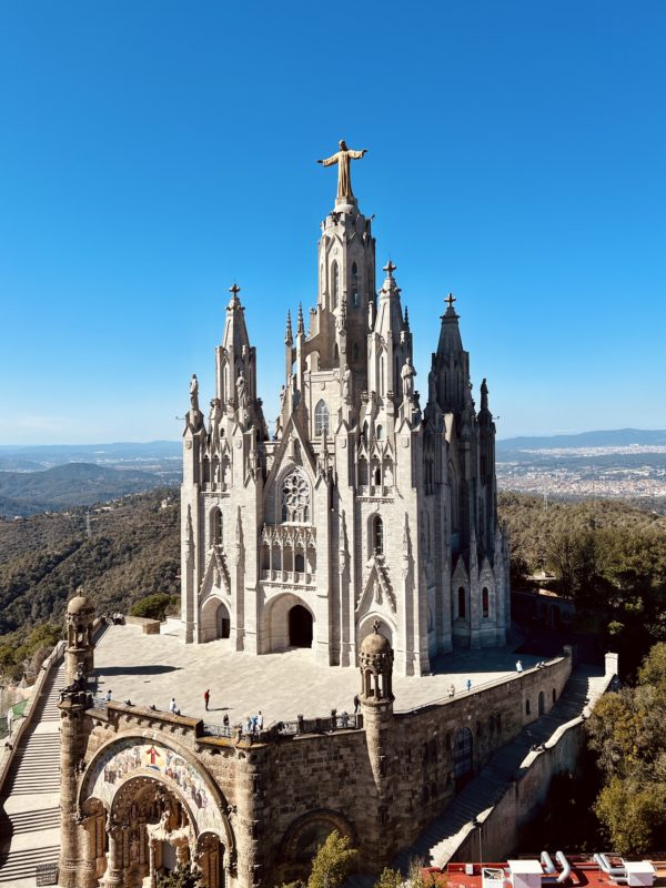 castle in barcelona.