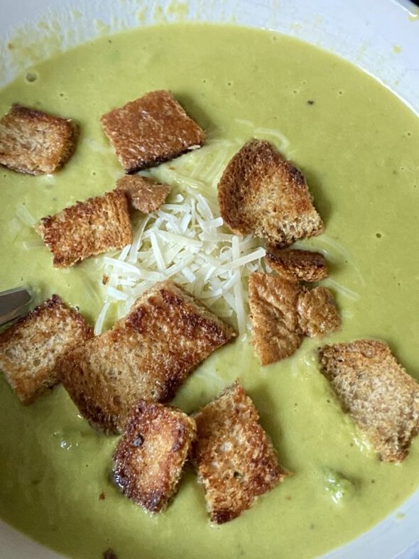 asparagus soup.