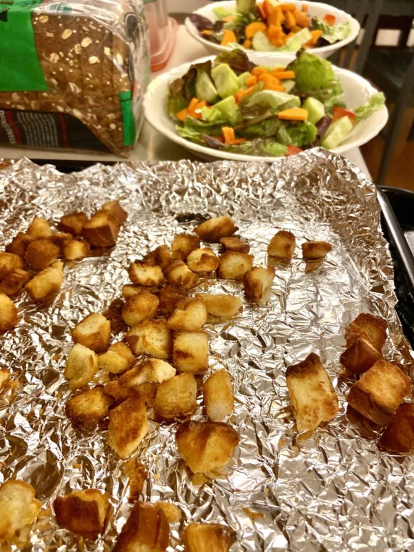 croutons.