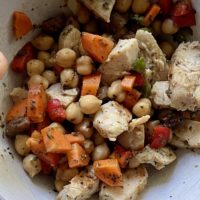 chickpea salad.