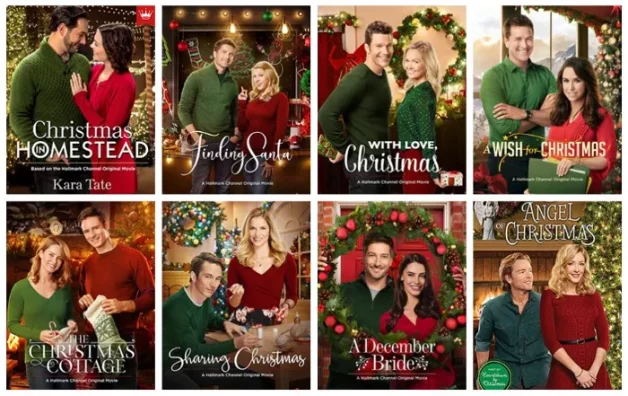 hallmark christmas movie covers.