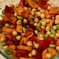 chickpea salad.