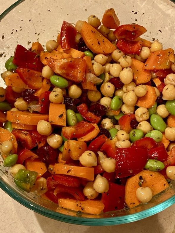 chickpea salad.