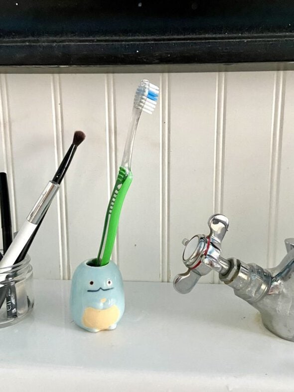 toothbrush holder.